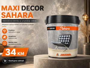 MAXIDECOR Sahara dekorativna boja za zidove MAXIMA