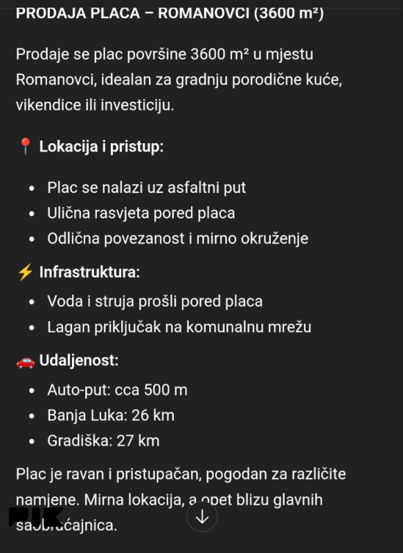 Zemljište Gradiška