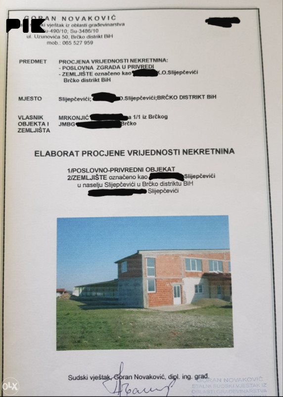 Poslovno-privredni objekat 1.272 m2 na 5.940 m2 Brčko Bijeljina 8
