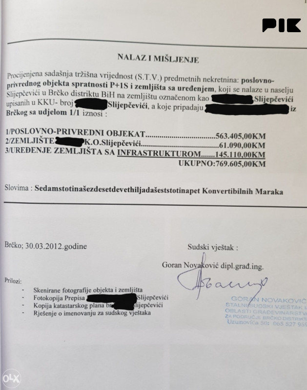 Poslovno-privredni objekat 1.272 m2 na 5.940 m2 Brčko Bijeljina 9