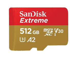 Micro SD SanDisk Extreme 512GB 190MB/s - SDSQXAV-512G-GN6MN
