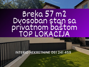 Breka 57 m2 Two-room apartment with private garden Delux
