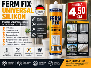 Ferm Fix Universal Silikon 280ml - Kupatilo Prozori Keramika