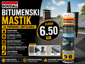 Soudal Soudafalt bitumenski mastik 310ml - za krov i oluke