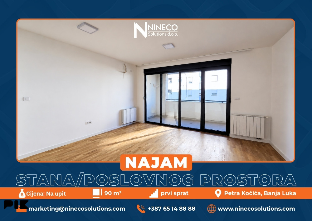 STAN - POSLOVNI PROSTOR - BANJA LUKA - 90 m2