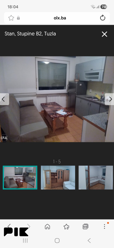 Stan Tuzla 35m2