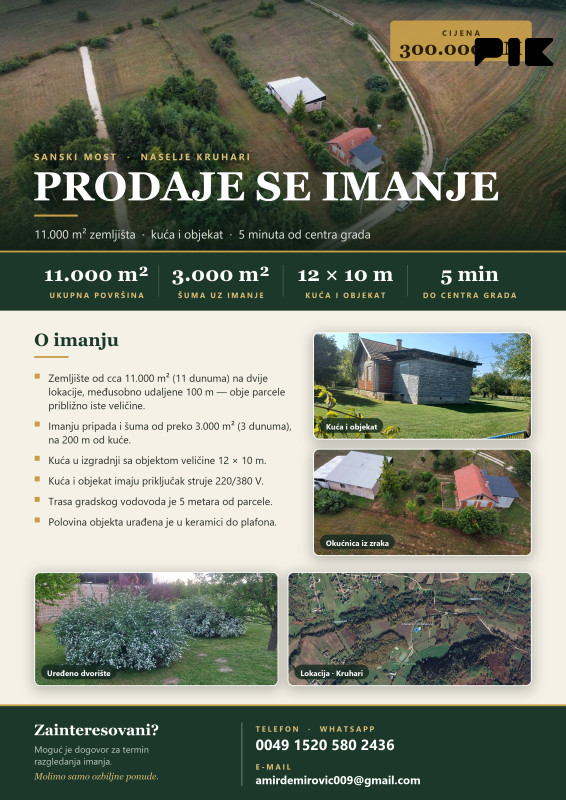 Kuća Sanski Most 100m2