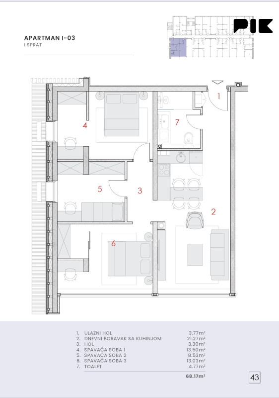 Apartman Trnovo 6