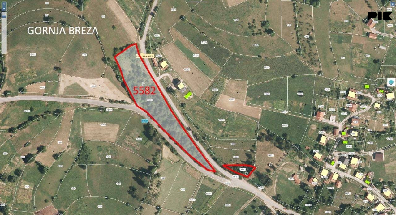 Zemljište Breza 5582m2