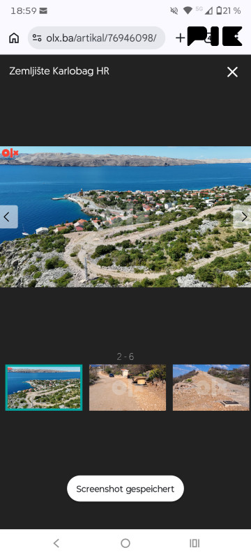 Zemljište Karlobag HRVATSKA
