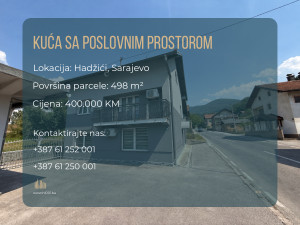 House with commercial space - Hadžići, Sarajevo