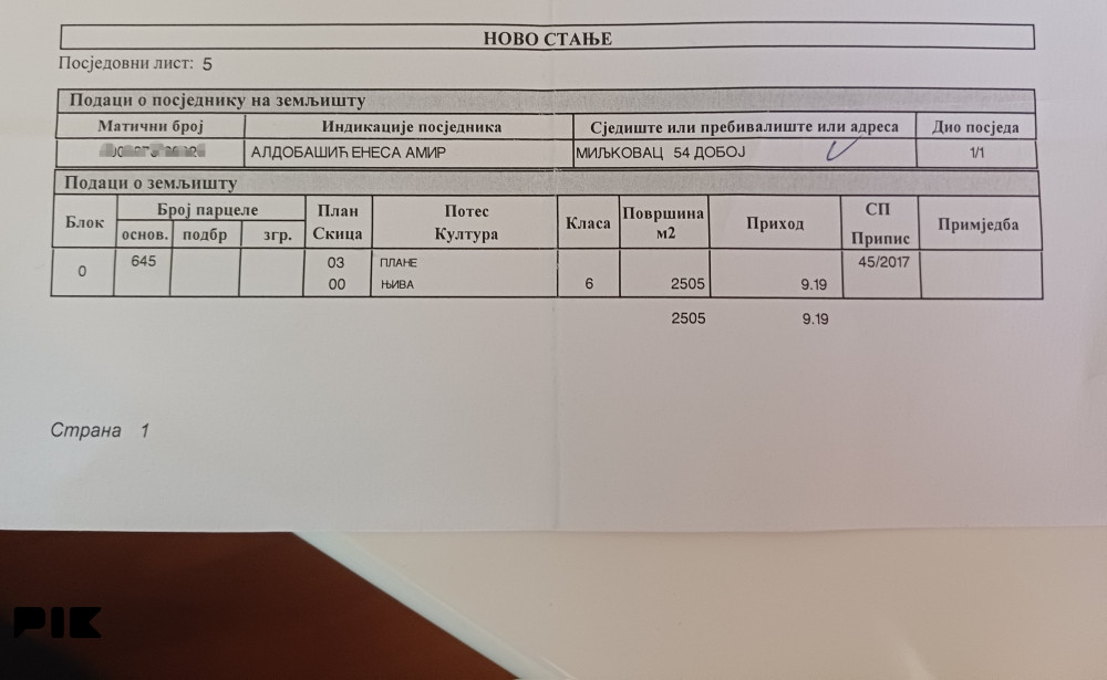 Zemljiste Doboj Makljenovac/Plane 4
