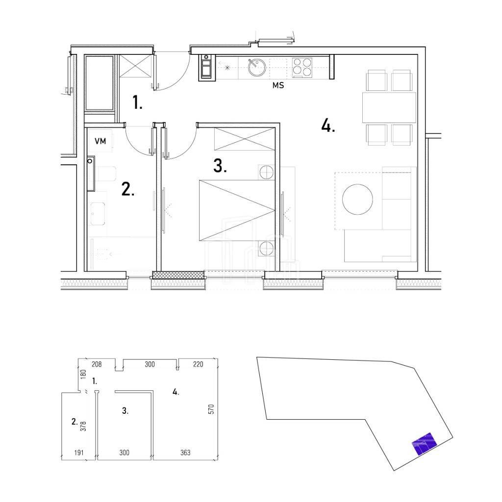 Odličan apartman Vučko Residence sa jednom spavaćom 46m2 Jahorina 10