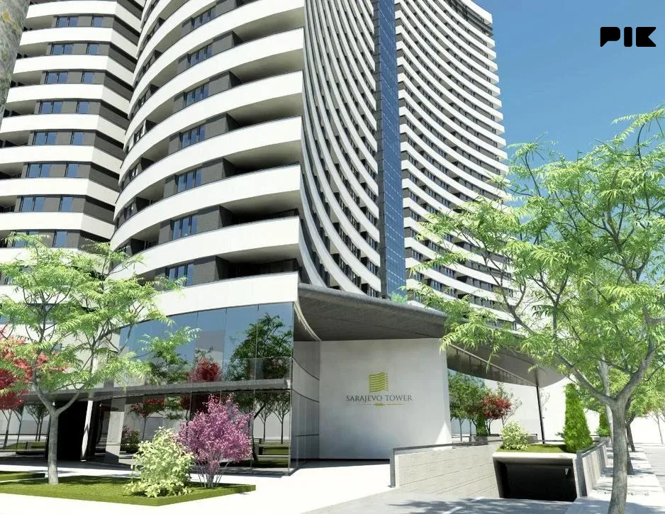 UNIKOD - Stan 90 m2 + parking - Sarajevo Tower [Iznajmljivanje]