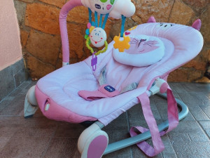 LEZALJKA LJULJASKA Za Bebe  CHICCO  baloon  0-18 KG MISS PINK