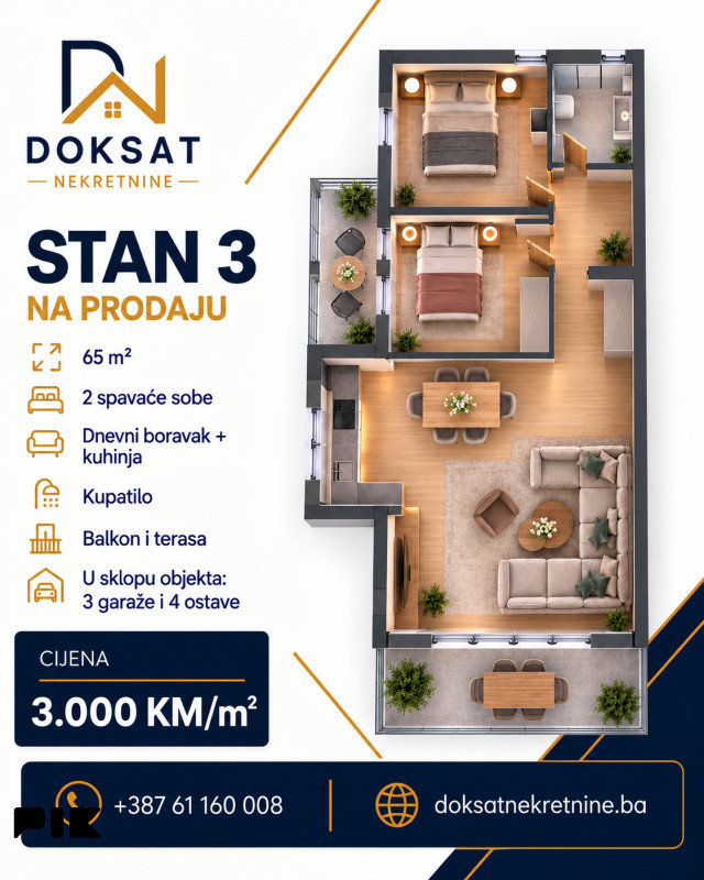 Stan Gradačac 65m2 9