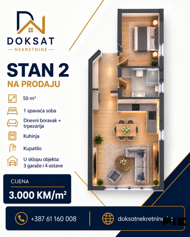Stan Gradačac 65m2 10