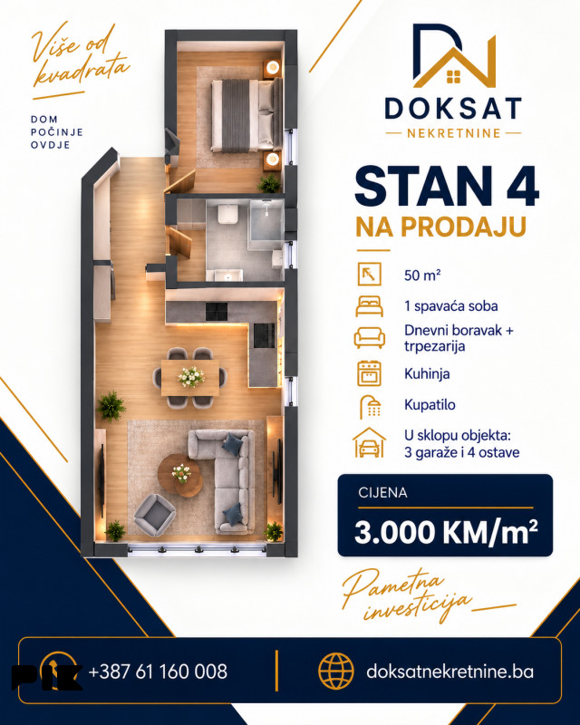 Stan Gradačac 65m2 11
