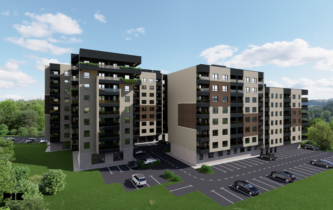 DVOSOBAN STAN 45m2, NOVOGRADNJA HISETA - KOČIĆEV VIJENAC 6
