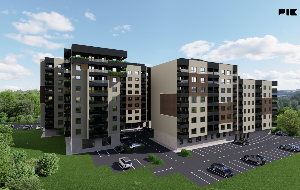 DVOSOBAN STAN 35m2, NOVOGRADNJA HISETA - KOČIĆEV VIJENAC 6