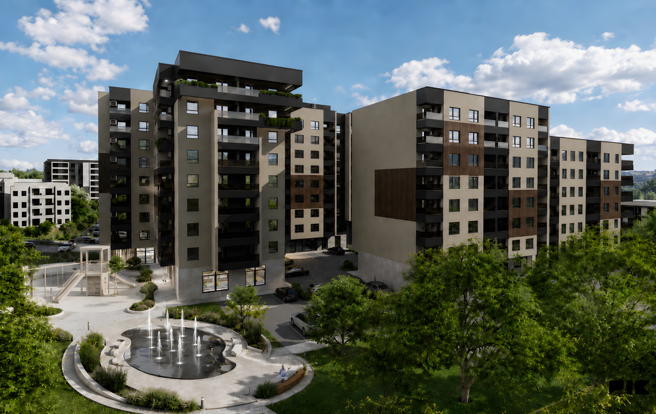 DVOSOBAN STAN 41m2,  NOVOGRADNJA HISETA - KOČIĆEV VIJENAC 2