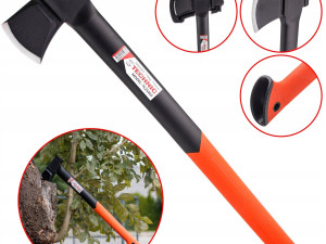 Sjekira Za Drvo Narandžasto-Crna 1100GR 710MM TC25803