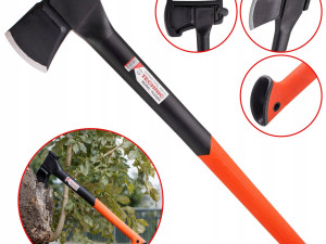 Sjekira Za Drvo Narandžasto-Crna 2200GR 800MM TC25804
