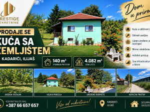 FOR SALE - House 140 m2 with land 4082 m2 - Kadarići Ilijaš