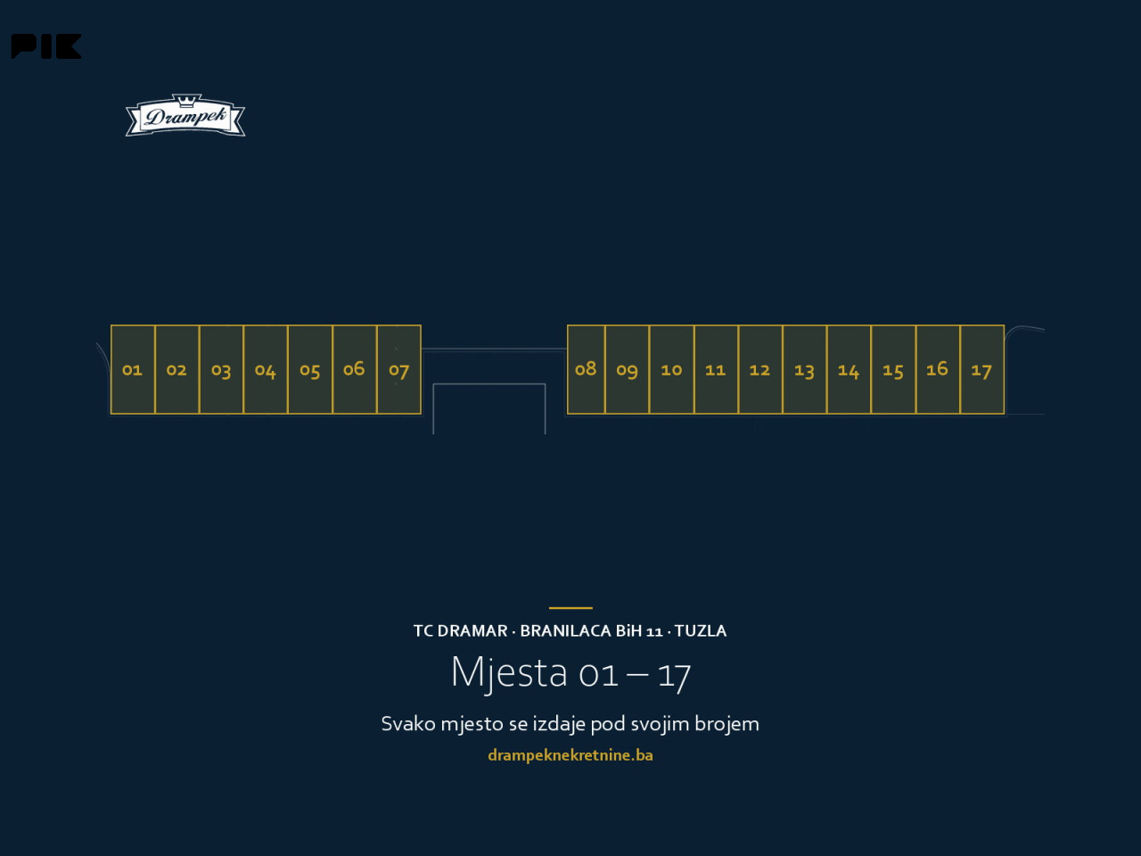 Parking mjesto Tuzla - TC Dramar - najam od 100 KM mjesečno 3
