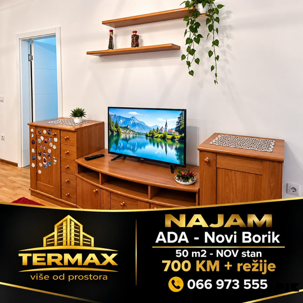 NAJAM 50 m2 - nov stan ADA - Novi Borik 7