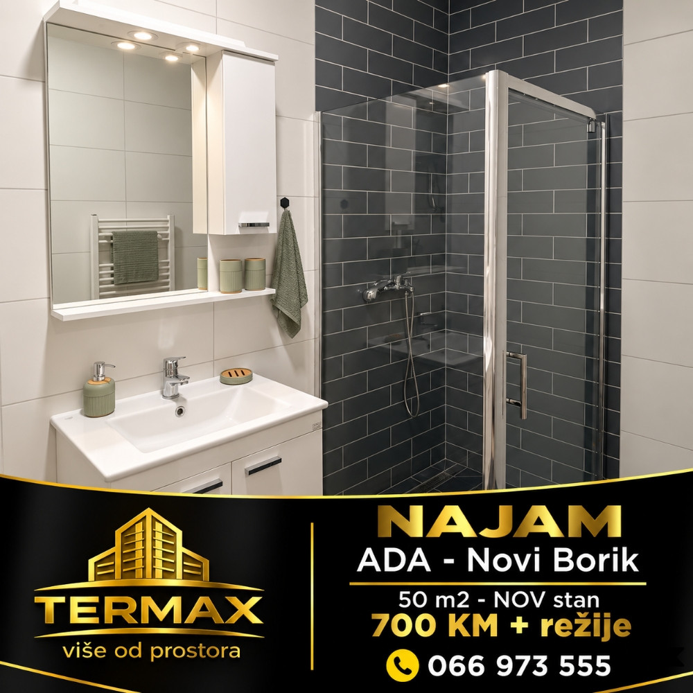 NAJAM 50 m2 - nov stan ADA - Novi Borik 10
