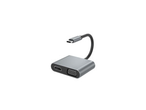 XO HUB001 dock station 4 IN 1 Sivi