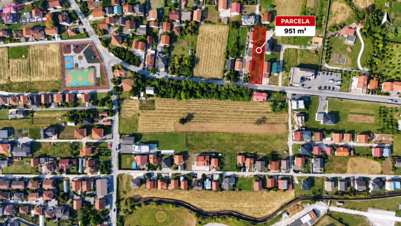 SIGENX prodaje: Zemljište Ilidža/ Butmir/ 951m2 - Odličan pristup