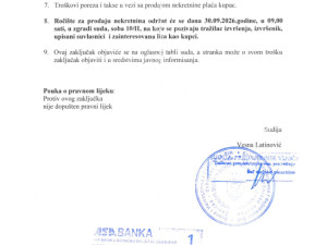 Stan Visoko (suvlasnički dio) - Naselje Luke 62m2 SUDSKA PRODAJA photo 2