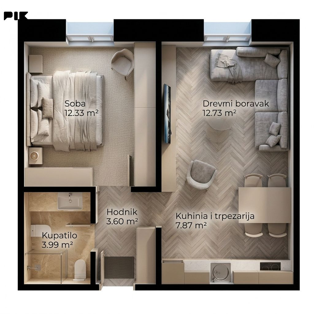 Bjelašnica | Apartman 40.85m2 | Općina Trnovo 8