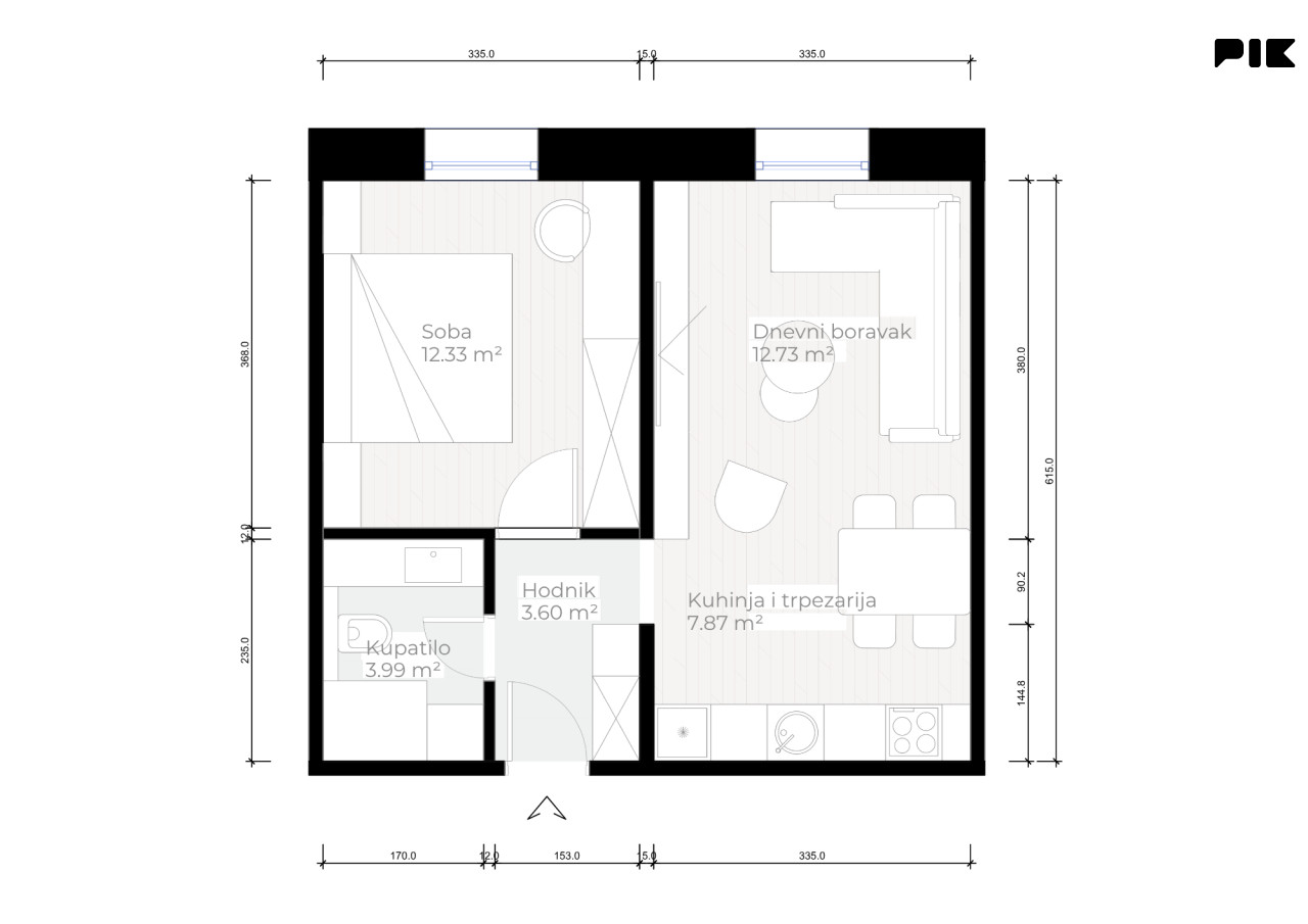 Bjelašnica | Apartman 40.85m2 | Općina Trnovo 9