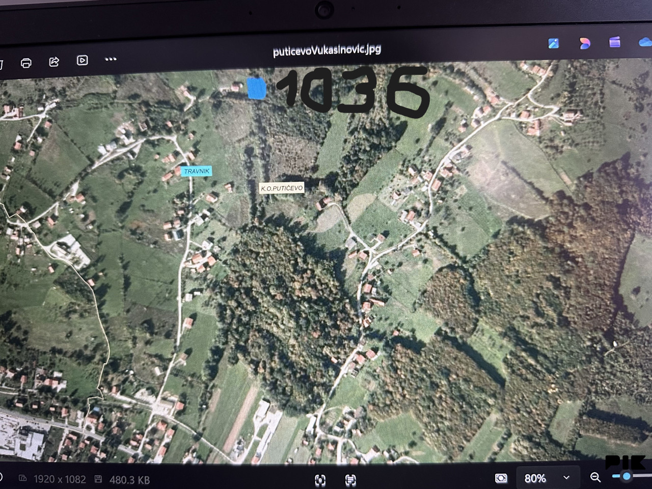 Zemljište Putićevo (Vitez-Travnik), javni pristupni put, 1/1