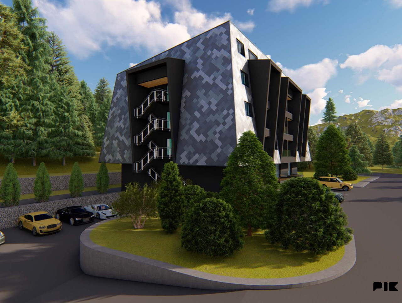 Bjelašnica USELJIV dvosoban apartman 54 m2 sa balkonom 20