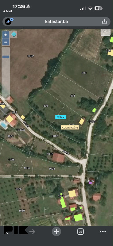 Plac 1886m2 Cerovac kod Tesnja 2