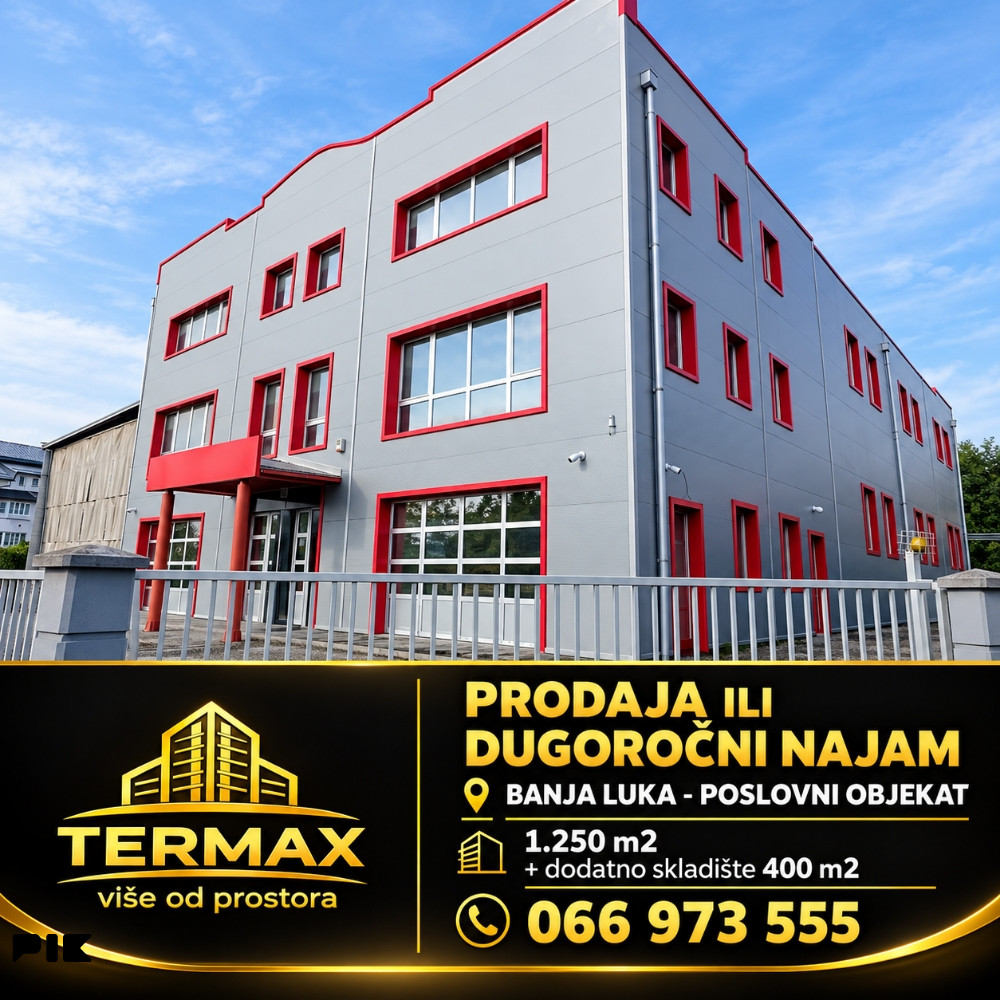Poslovni objekat 1650 m2 Banja Luka 2