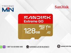 SanDisk Extreme GO microSDXC kartica 128GB 240MB/s