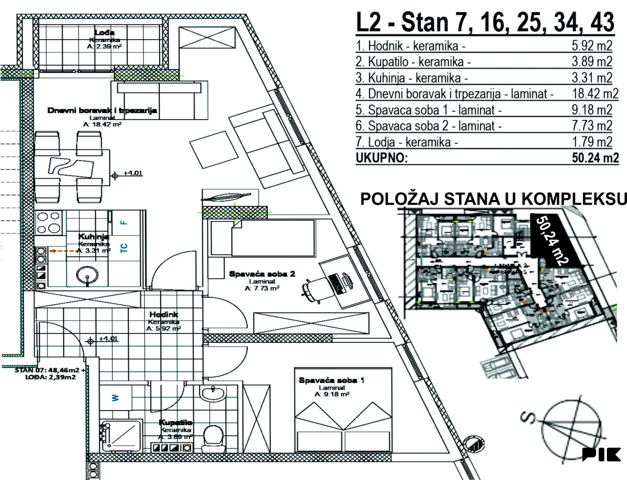 Stanovi i apartmani Banja Luka 50m2 3