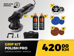 GRIP SET ZA POLIRANJE POLISH PRO KIT 7 U 1 AKCIJA