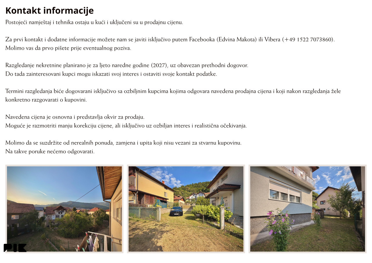 Kuće Goražde 210m2 8