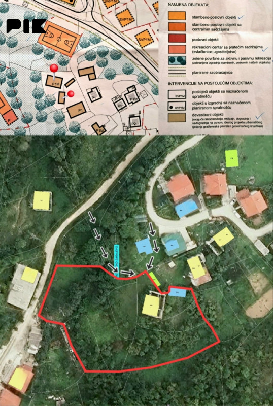 Rajlovac, Sokolje, zemljište od 3009m2 i devastirana kuća 7