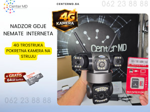 4G trost pokretna kamera na struju - nadzor gdje nemate interneta