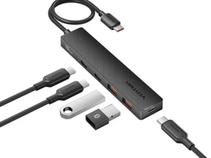 HUB USB-C 3.2 PD 5u1 0.15cm VENTION 46292