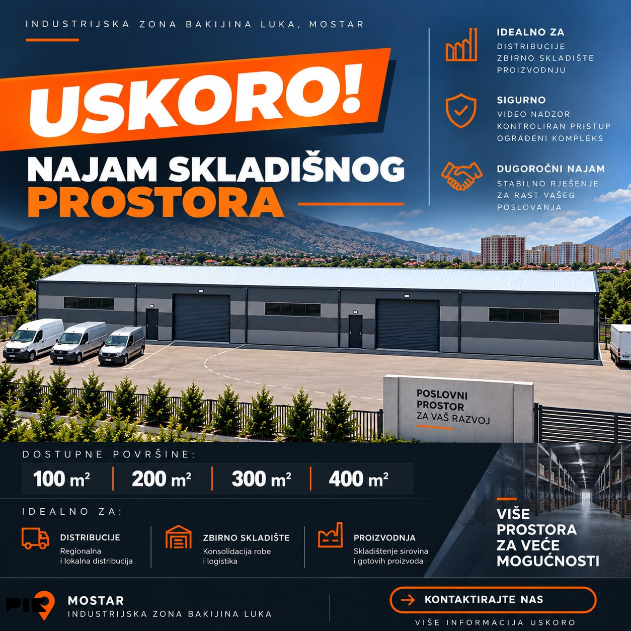 Skladišta i hale Mostar 400m2 4