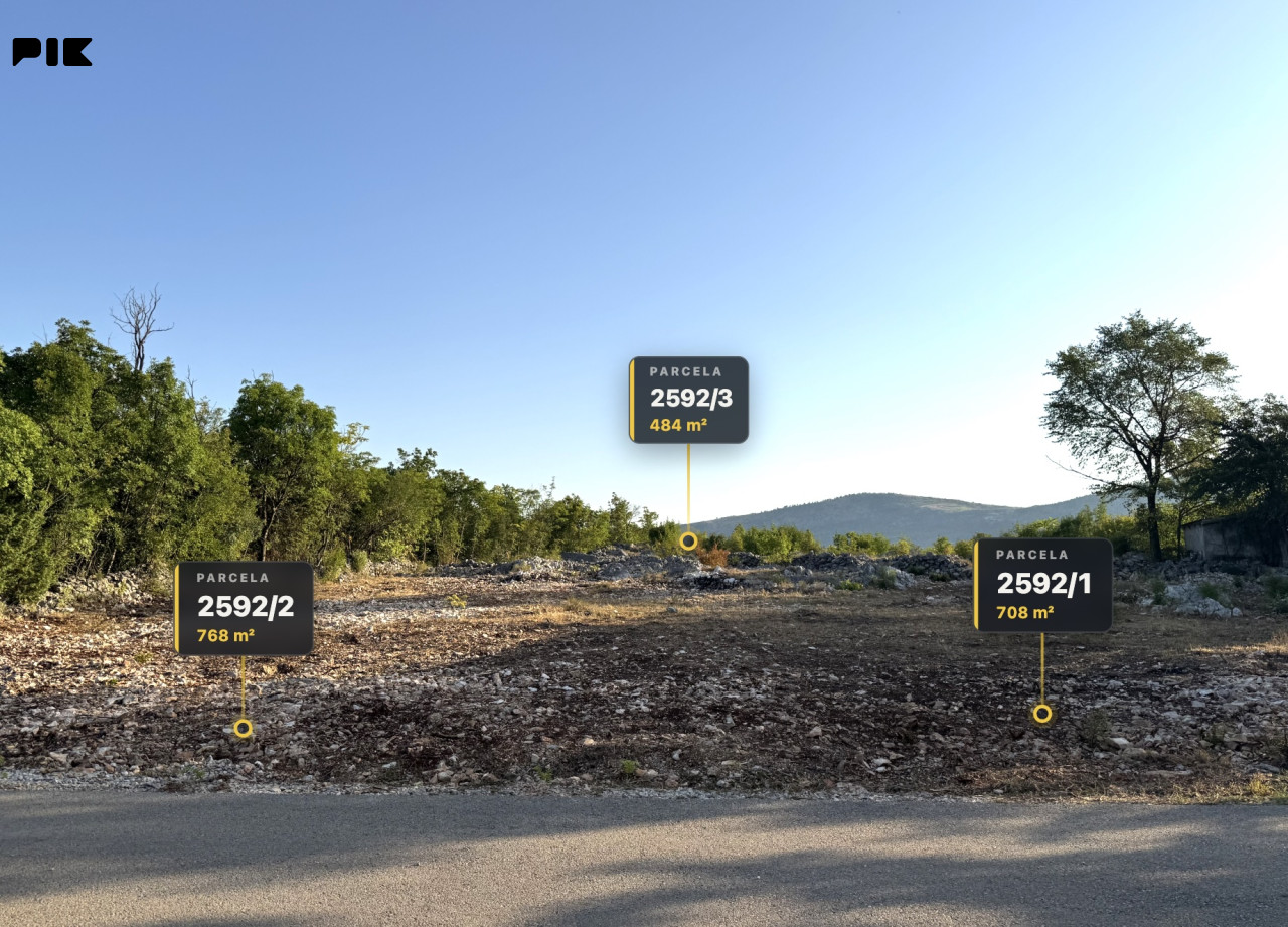Zemljište Humac, Ljubuški - 1.960 m2 - 153 KM/m2