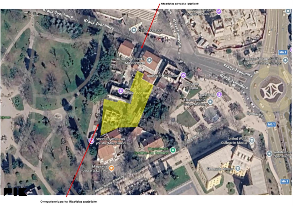Objekti sa zemljištem Centar Mostar 1057m2 PRODAJA 3
